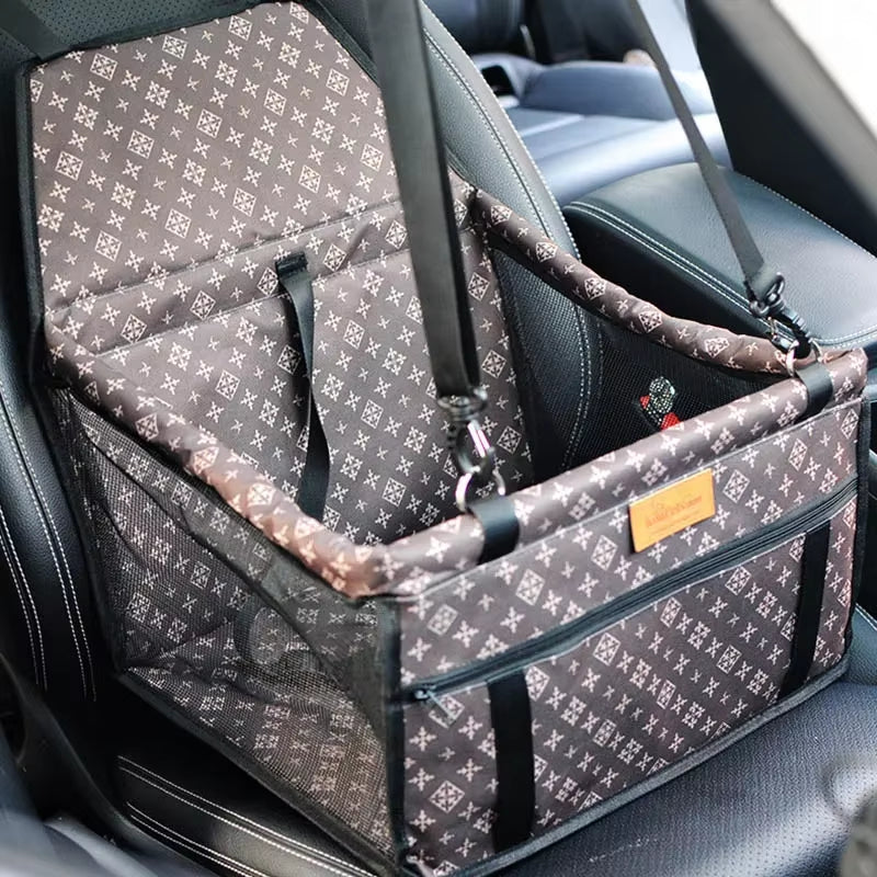 Double Thick Travel Accessories Mesh Hanging Bags Waterproof Safety Pet Car Seat Bag