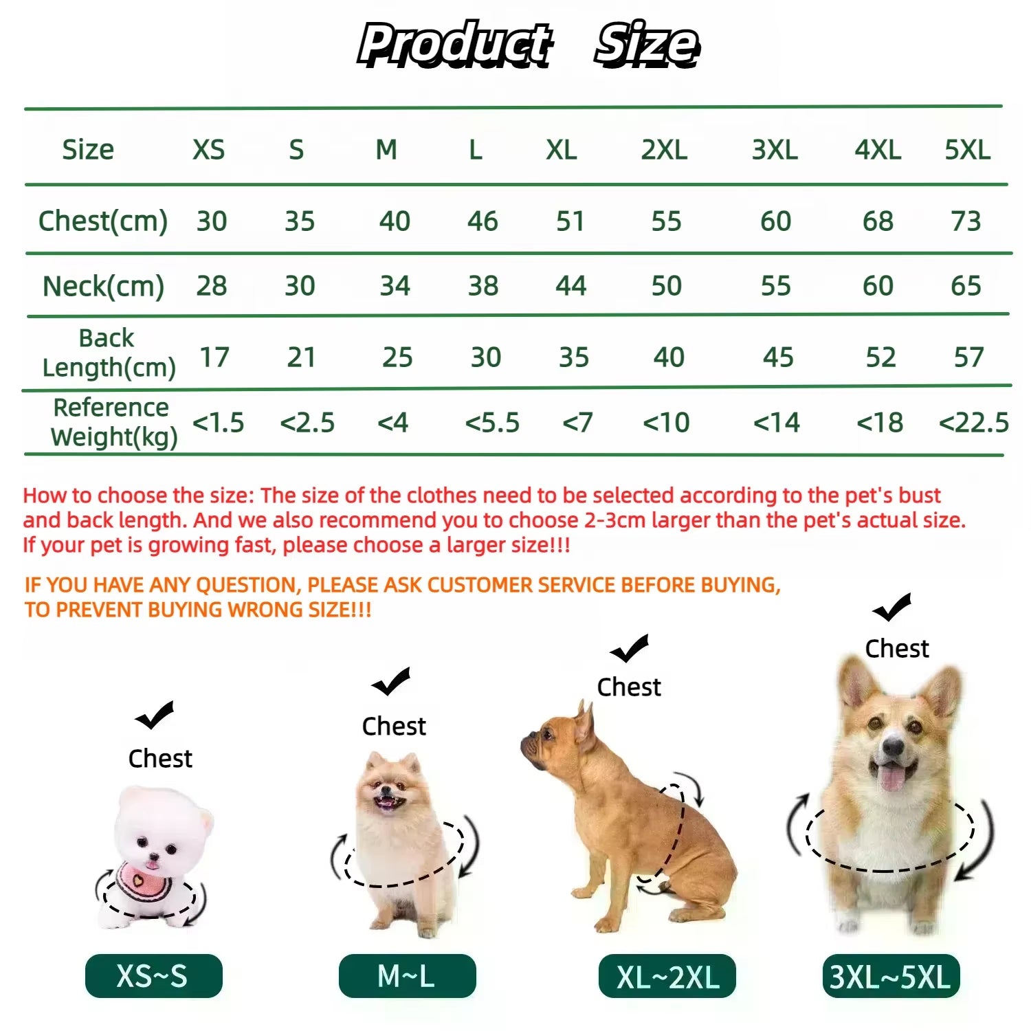 Autumn Winter Pet Cat Dog Sweater Warm Coat for Small Medium Large Dogs & Kitten