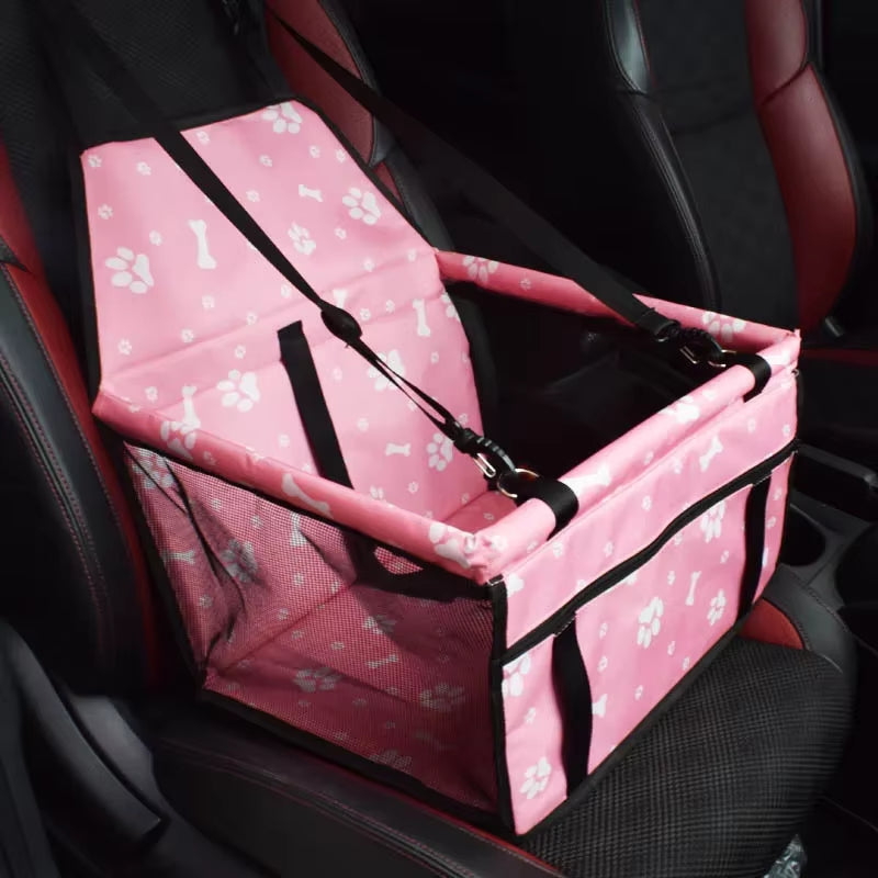 Double Thick Travel Accessories Mesh Hanging Bags Waterproof Safety Pet Car Seat Bag